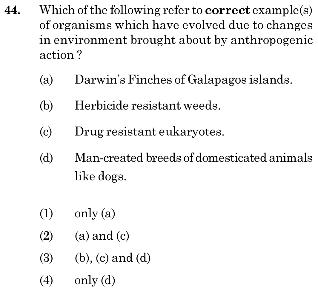 NEET 2020 Botany Question 44