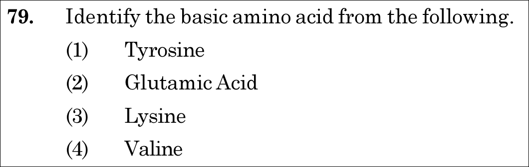 NEET 2020 zoology Question 79