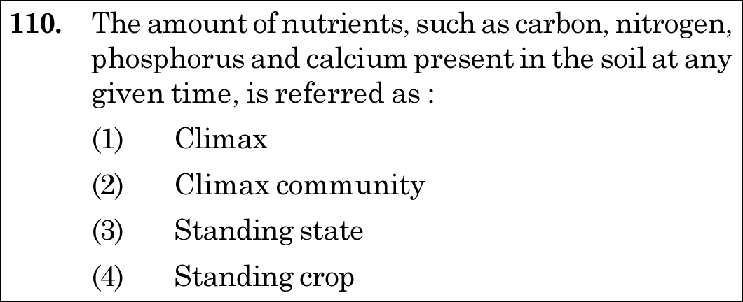 NEET 2021 botany Question 110