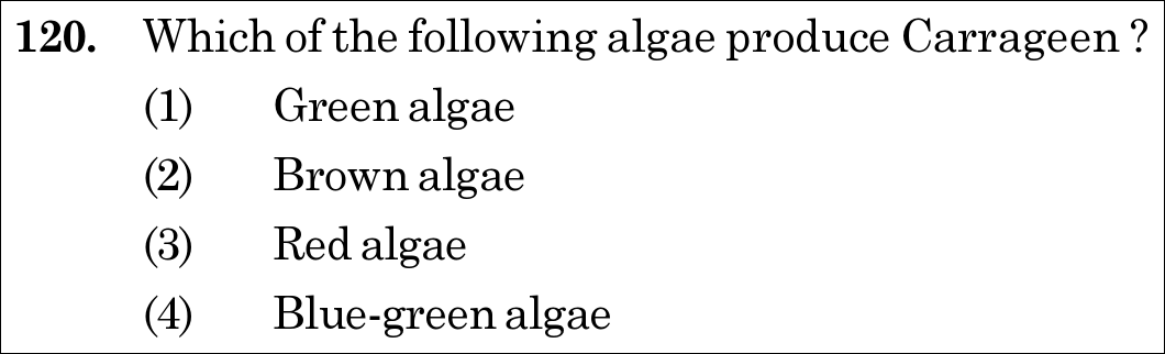 NEET 2021 botany Question 120