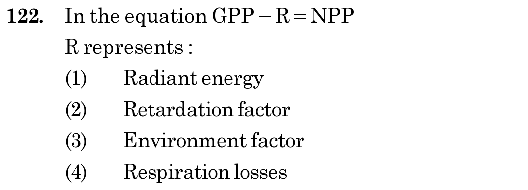 NEET 2021 botany Question 122