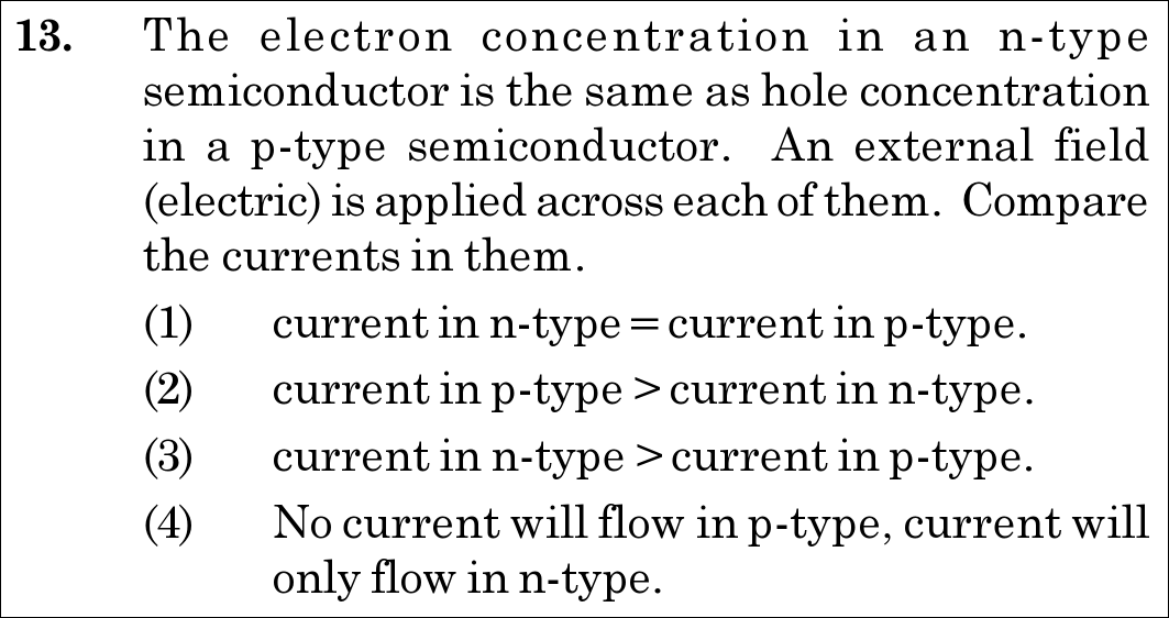 NEET 2021 physics Question 13