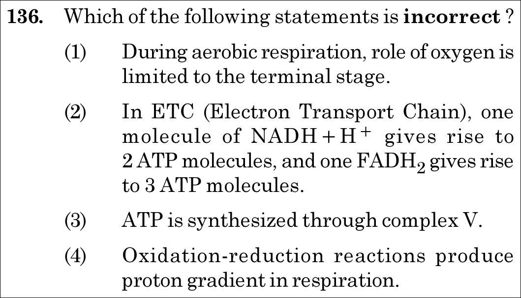 NEET 2021 botany Question 136