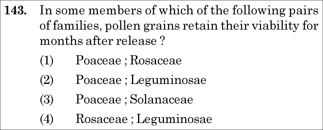 NEET 2021 botany Question 143