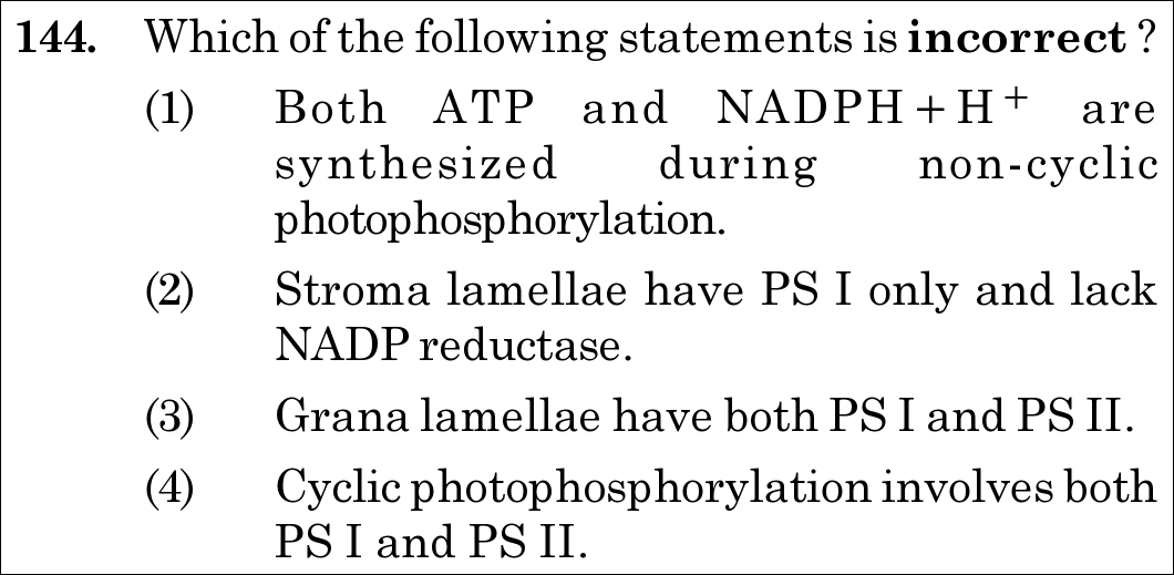 NEET 2021 botany Question 144
