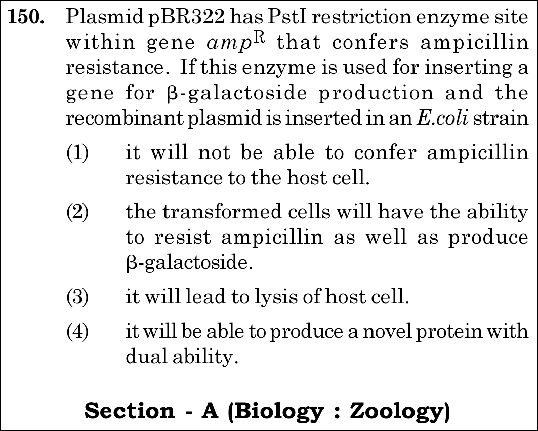 NEET 2021 botany Question 150