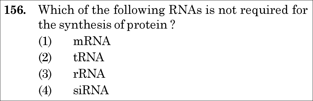 NEET 2021 zoology Question 156