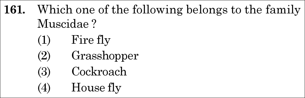 NEET 2021 zoology Question 161