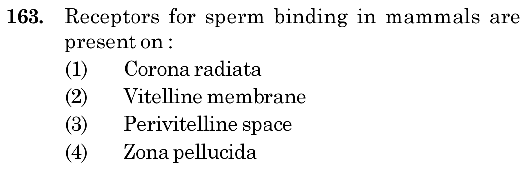 NEET 2021 zoology Question 163