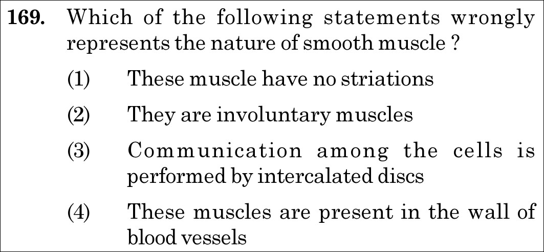 NEET 2021 zoology Question 169