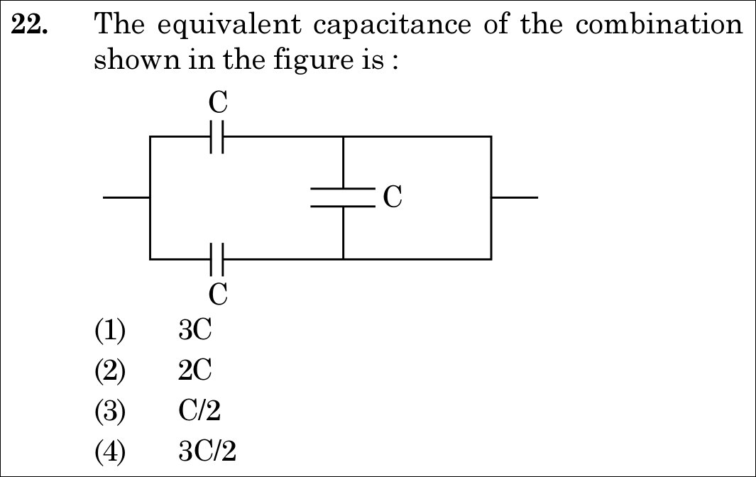 NEET 2021 physics Question 22