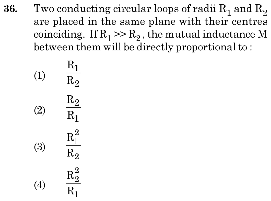 NEET 2021 physics Question 36