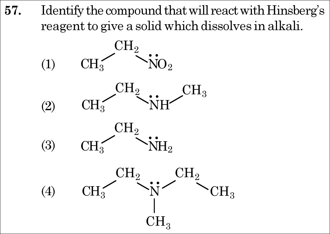 NEET 2021 chemistry Question 57