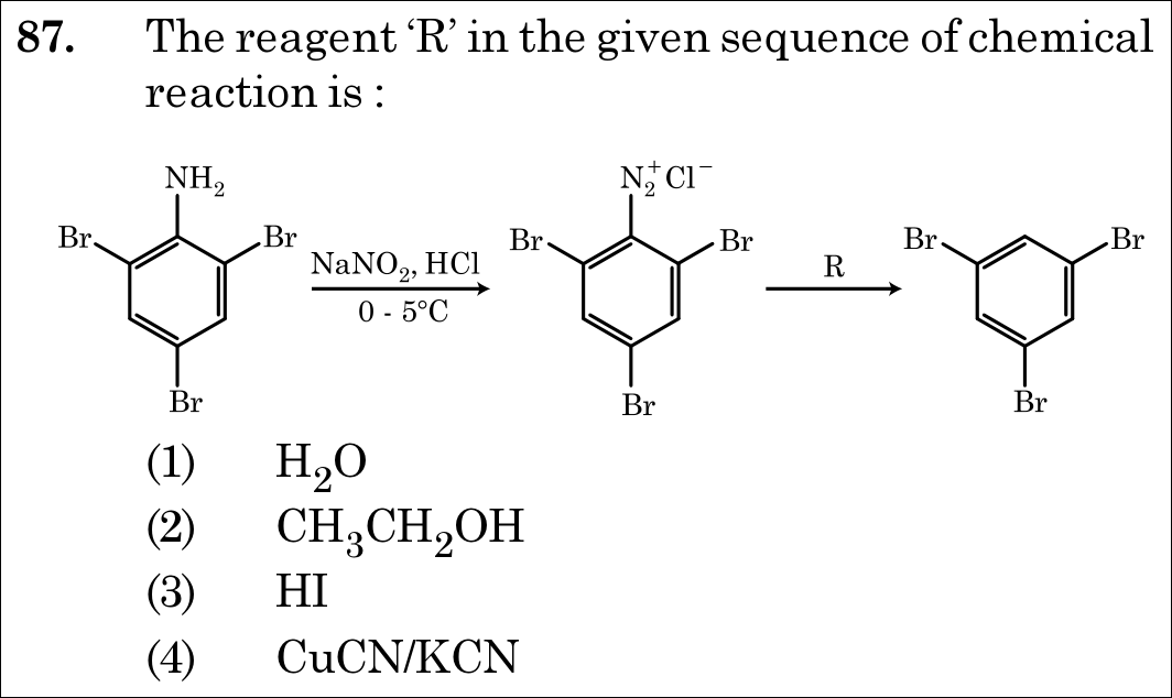 NEET 2021 chemistry Question 87
