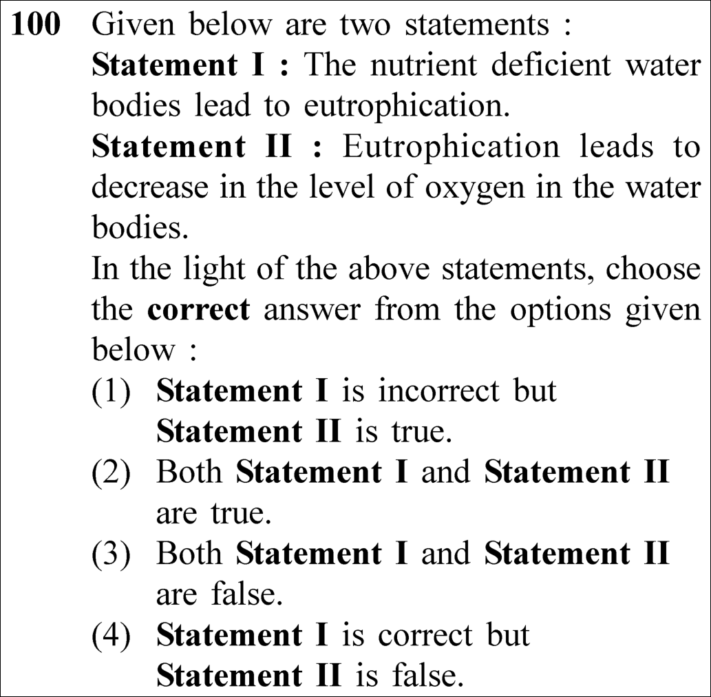 NEET 2023 chemistry Question 100