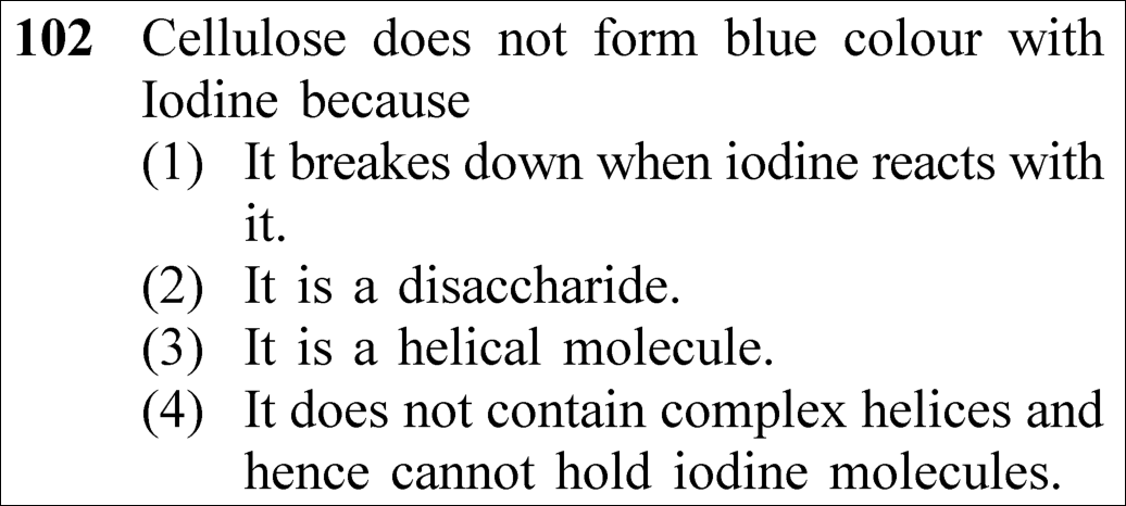 NEET 2023 Botany Question 102