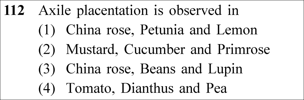 NEET 2023 Botany Question 112