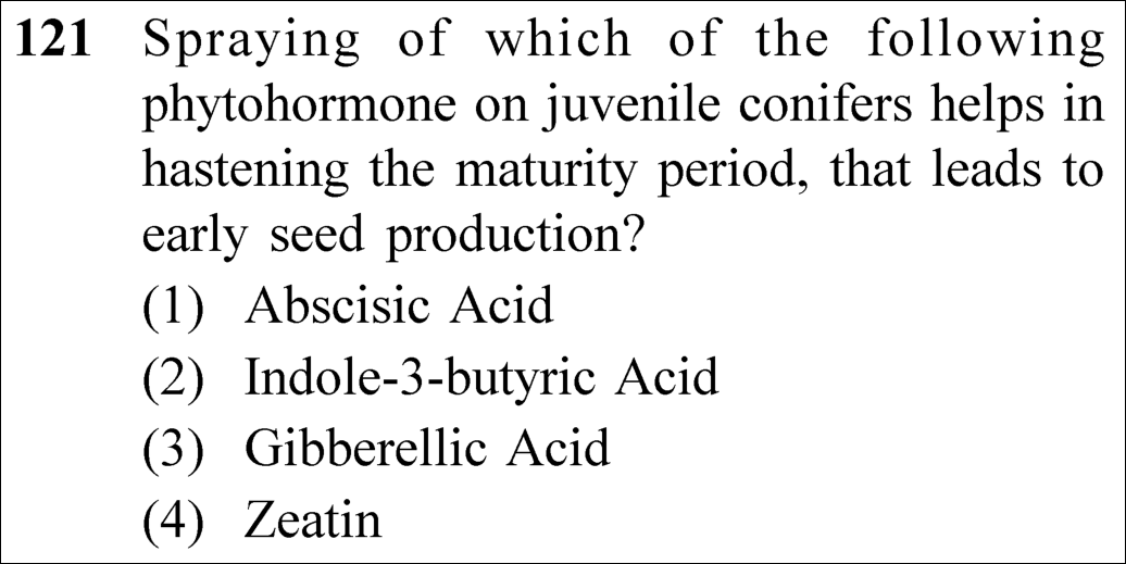 NEET 2023 Botany Question 121