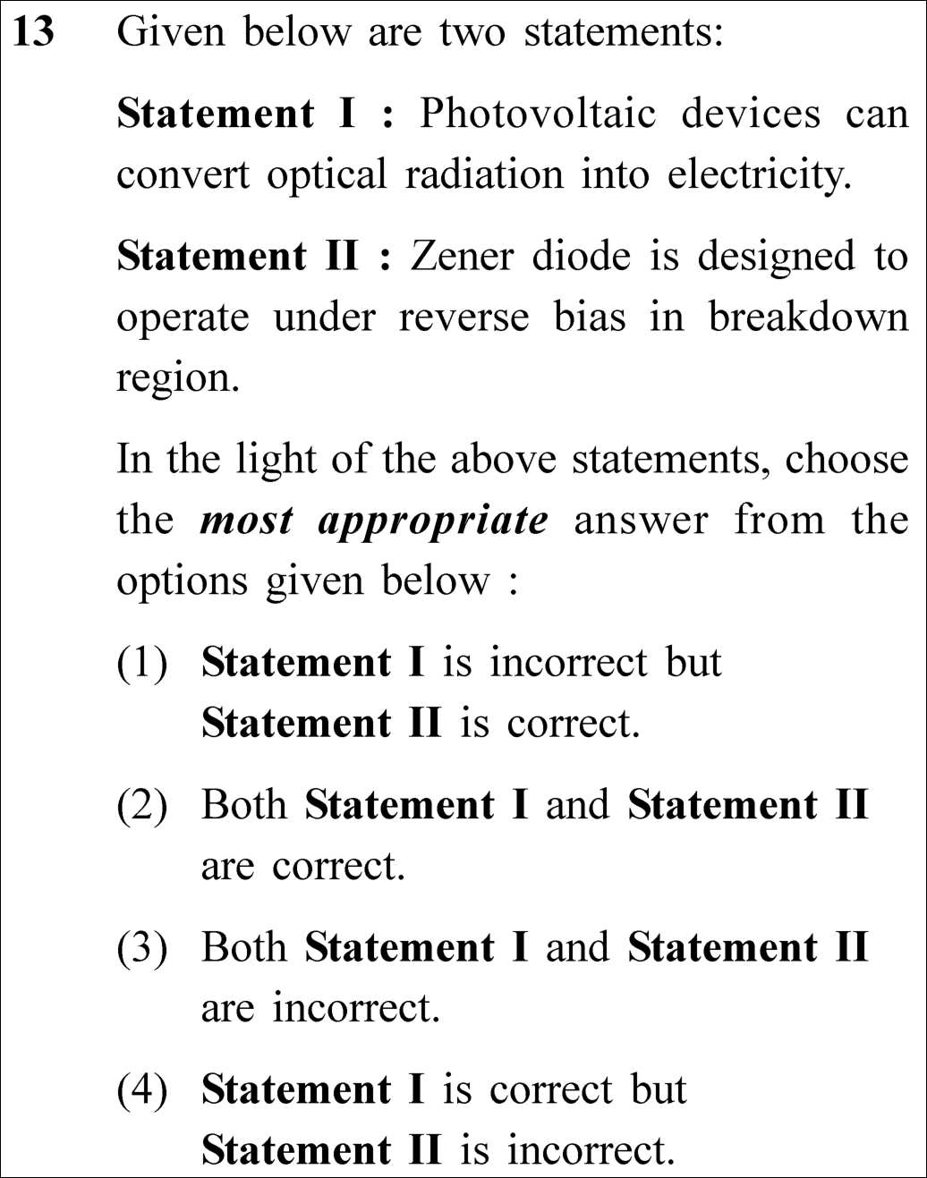 NEET 2023 Physics Question 13