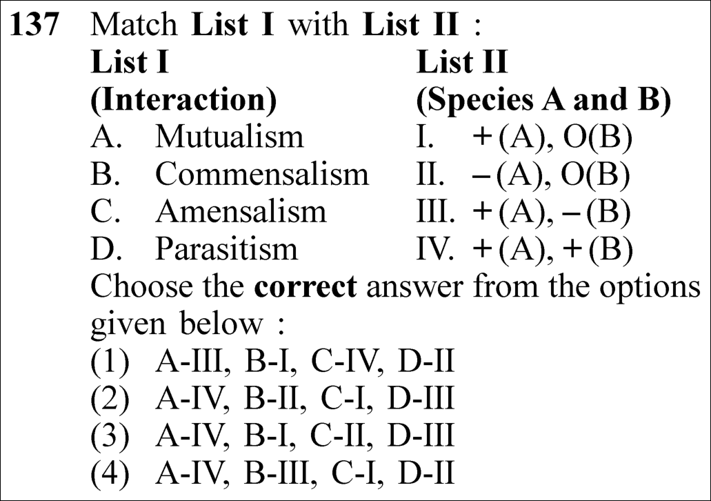 NEET 2023 Botany Question 137