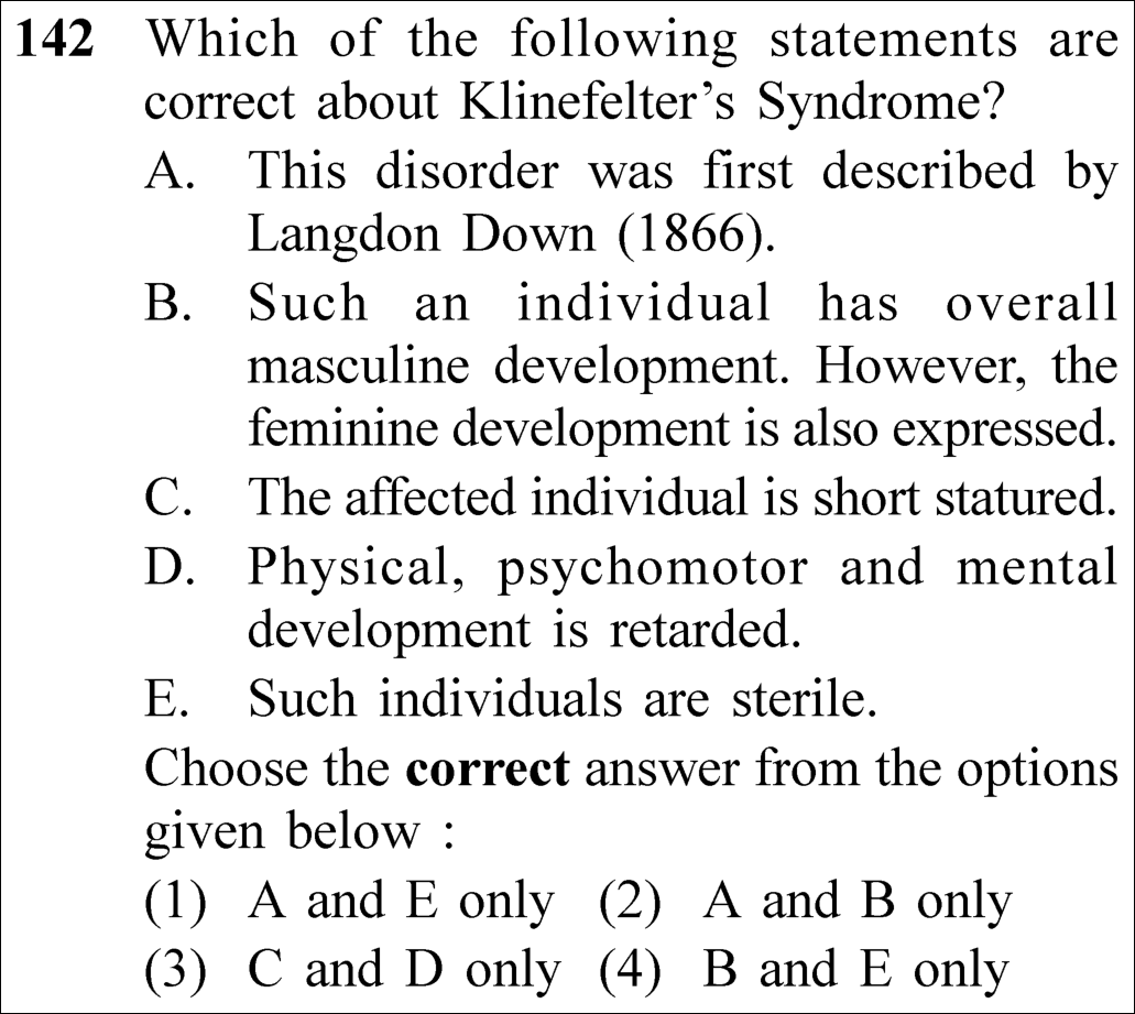 NEET 2023 Botany Question 142