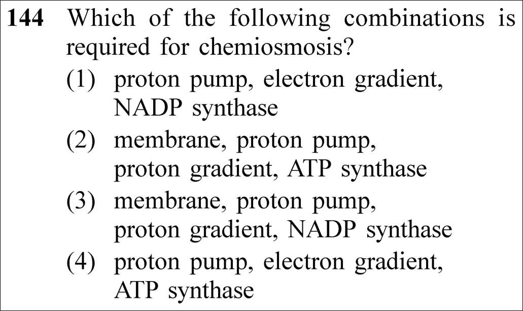 NEET 2023 Botany Question 144