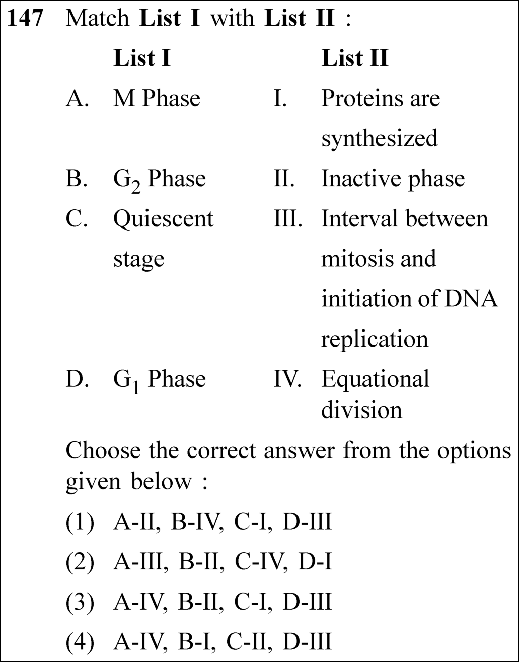 NEET 2023 Botany Question 147