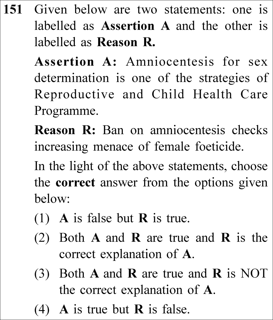 NEET 2023 zoology Question 151
