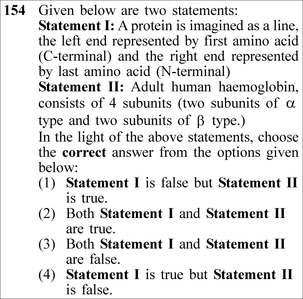 NEET 2023 zoology Question 154