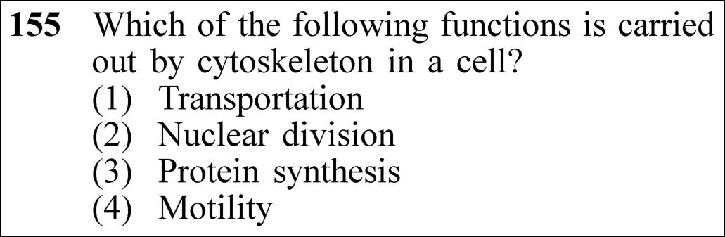 NEET 2023 zoology Question 155