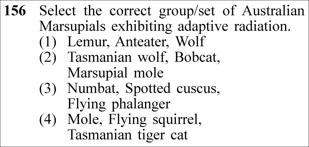 NEET 2023 zoology Question 156