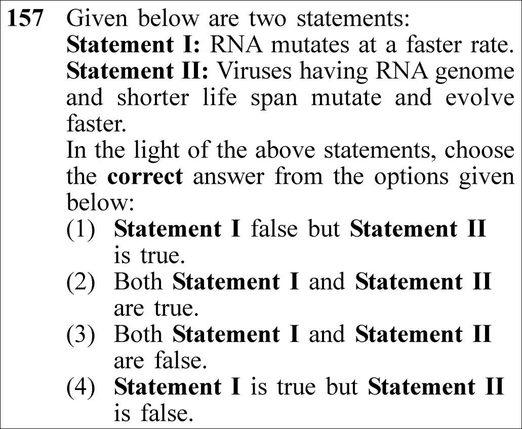 NEET 2023 zoology Question 157