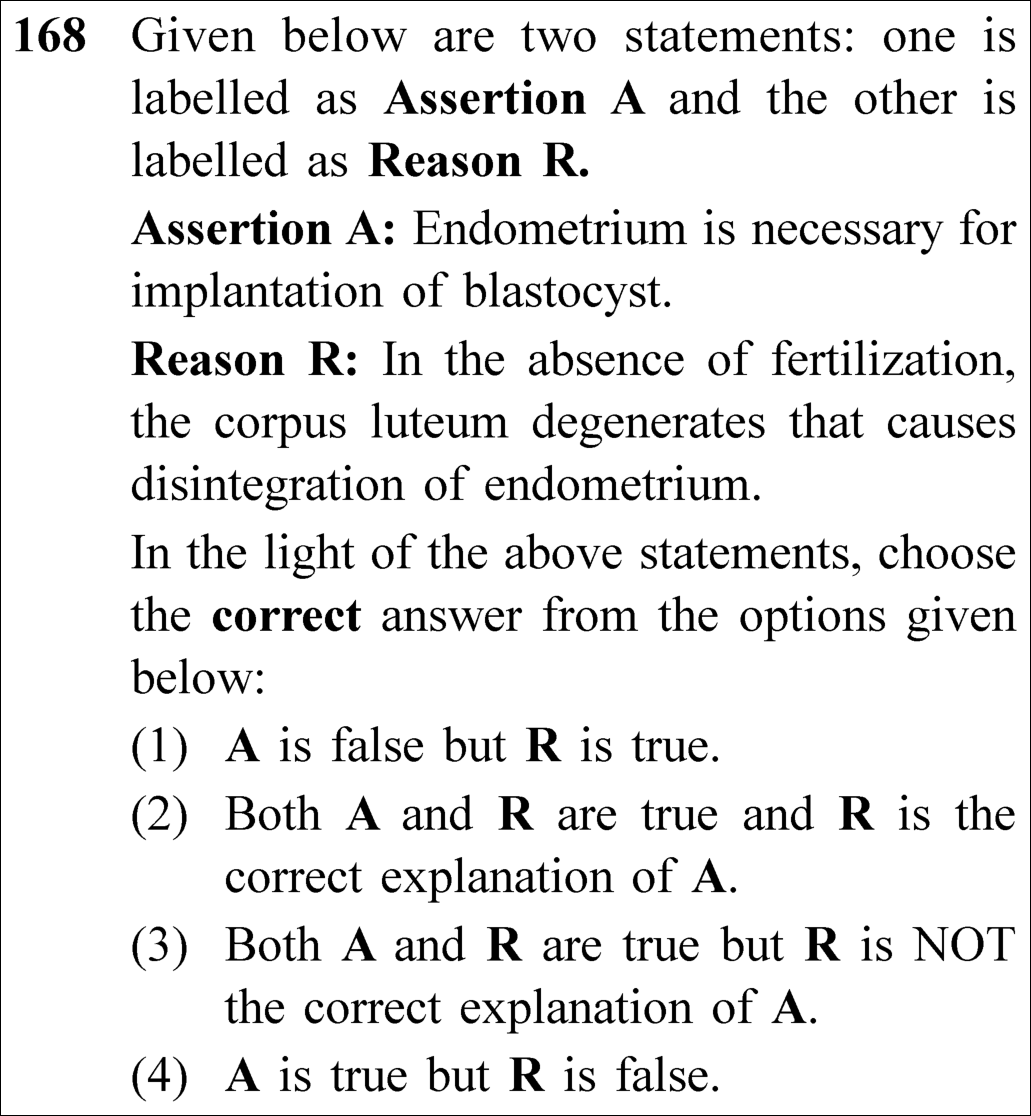 NEET 2023 zoology Question 168