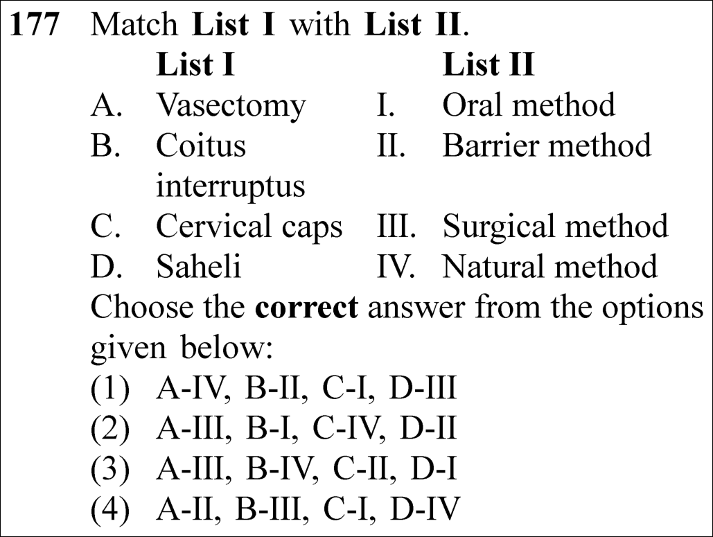NEET 2023 zoology Question 177