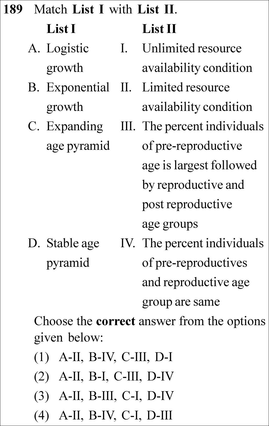 NEET 2023 zoology Question 189