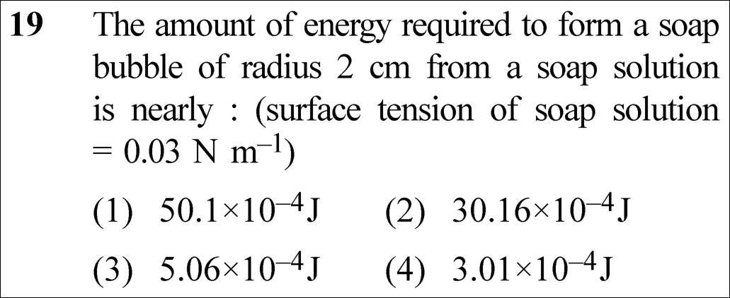 NEET 2023 Physics Question 19