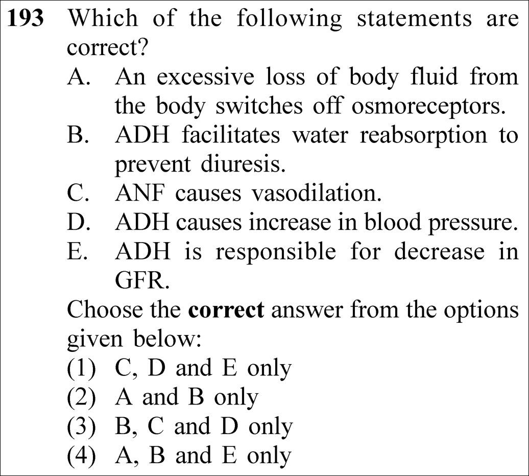 NEET 2023 zoology Question 193