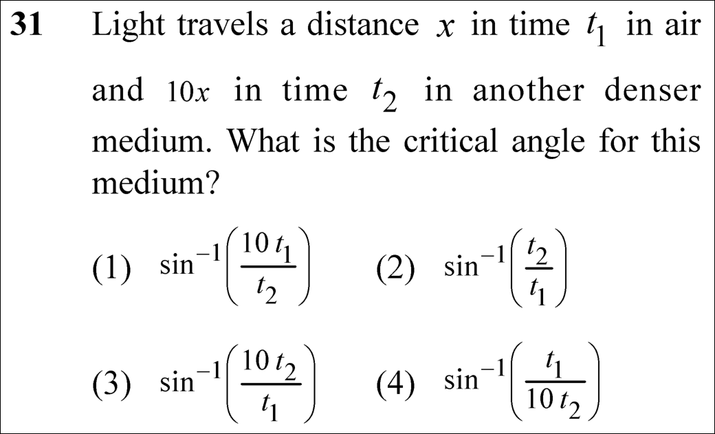 NEET 2023 Physics Question 31