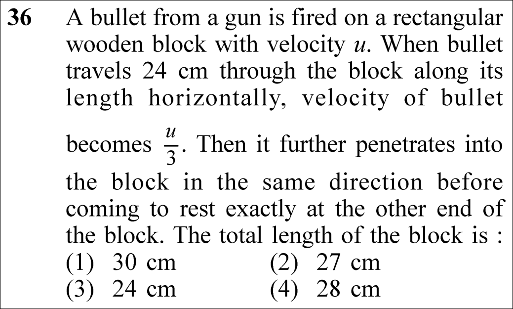 NEET 2023 Physics Question 36
