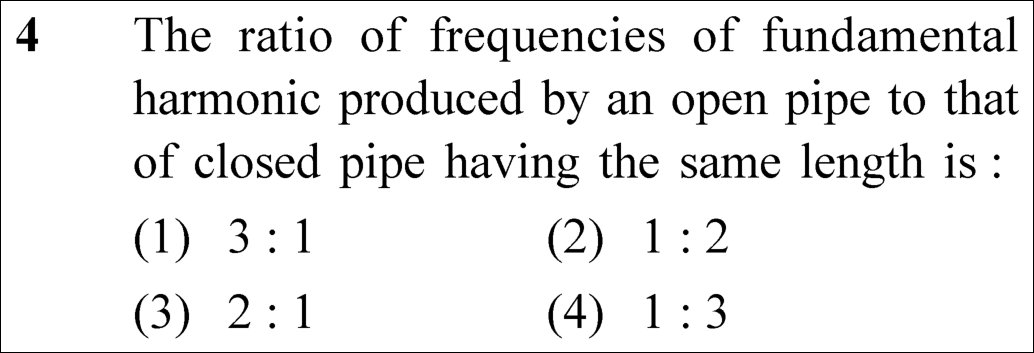NEET 2023 Physics Question 4