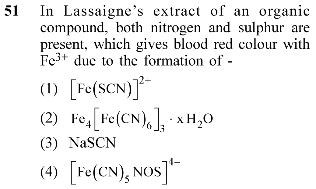 NEET 2023 chemistry Question 51