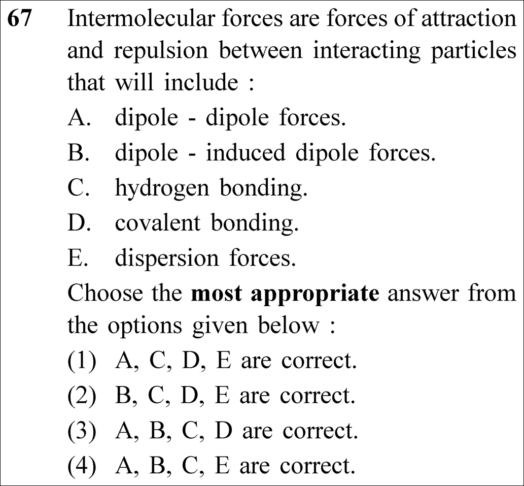 NEET 2023 chemistry Question 67