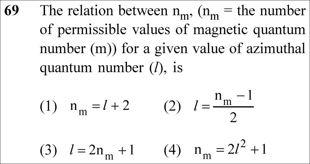 NEET 2023 chemistry Question 69
