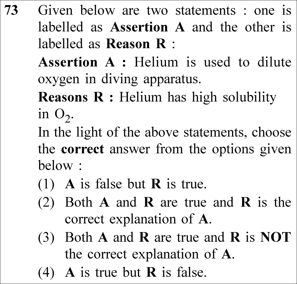 NEET 2023 chemistry Question 73