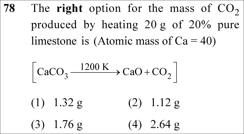 NEET 2023 chemistry Question 78