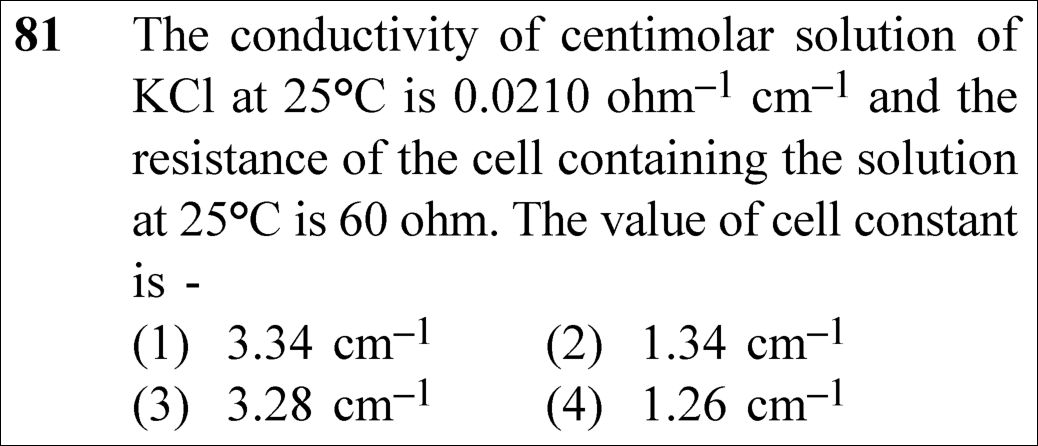 NEET 2023 chemistry Question 81