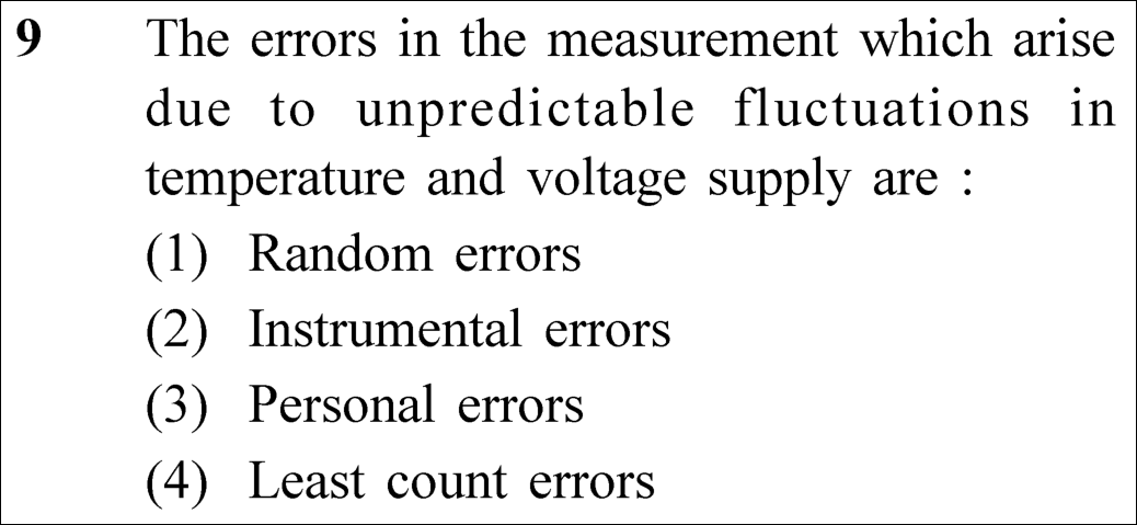 NEET 2023 Physics Question 9