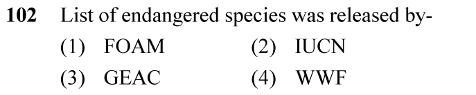 NEET 2024 Botany Question 102