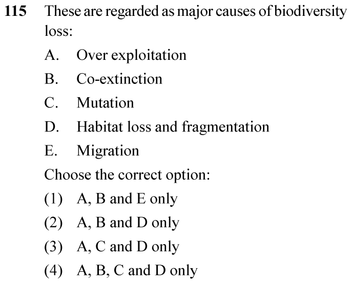 NEET 2024 Botany Question 115