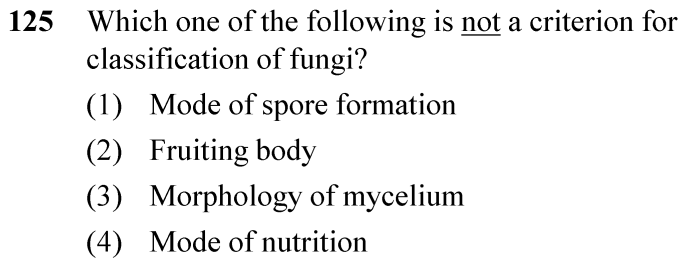 NEET 2024 Botany Question 125